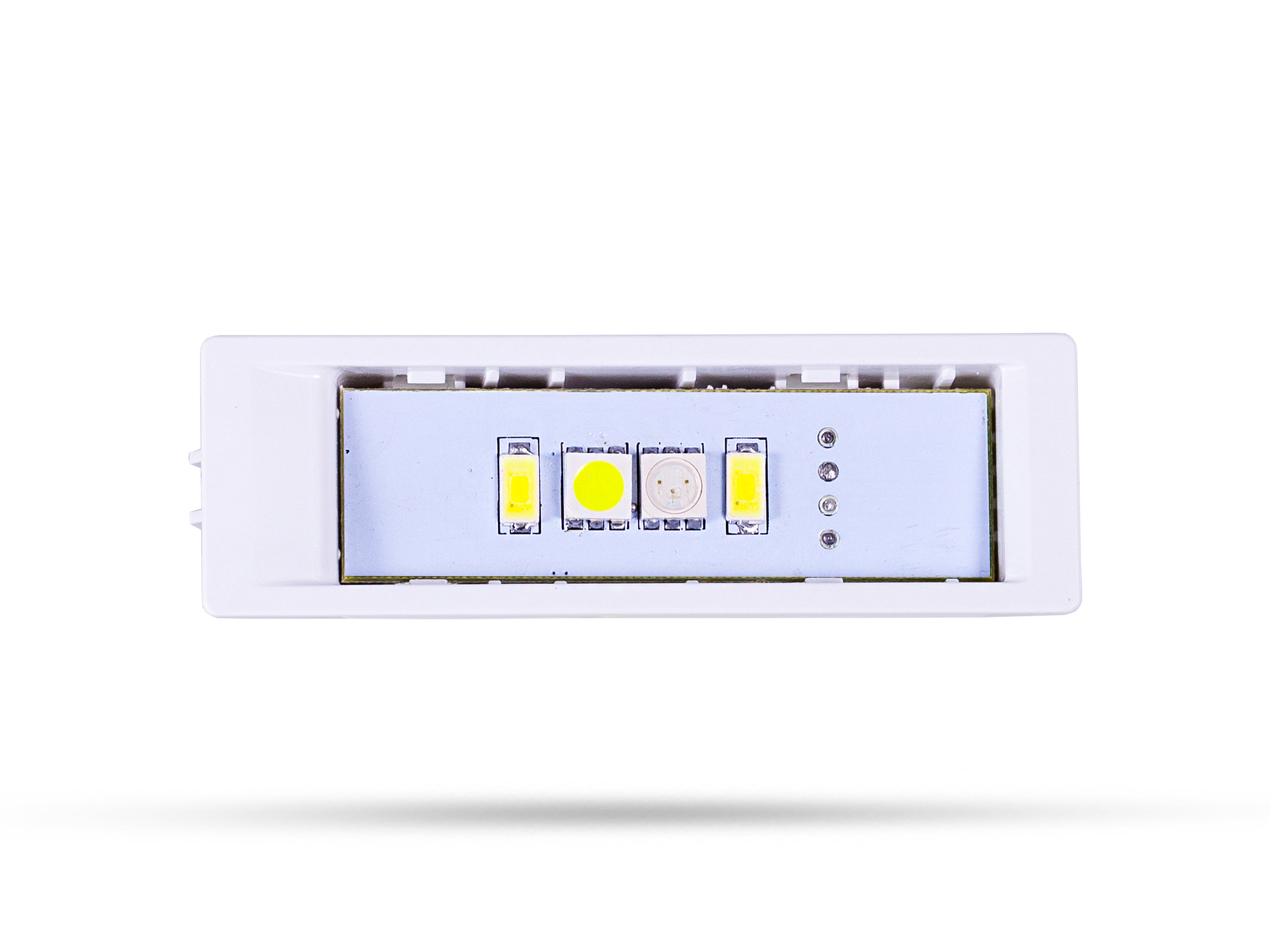 2x5630/2x5050 (weiß/orange-rot-blau-lila) SMD LED Modulplatine