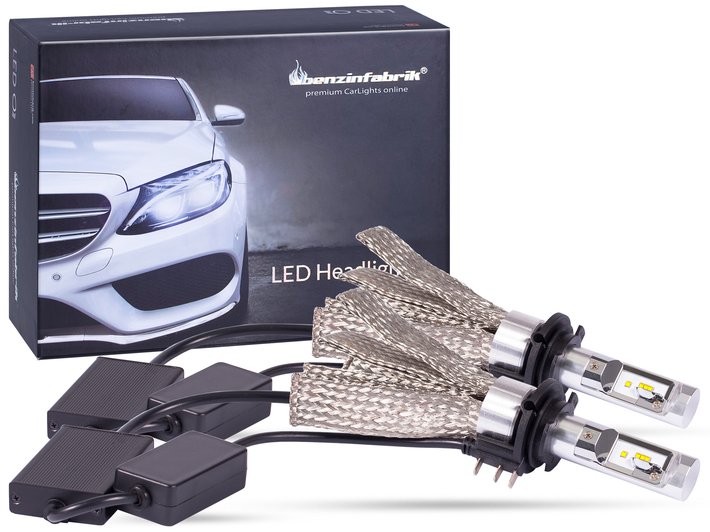 Mercedes A-Klasse W176 LED Tagfahr-/Fernlichtset V2.0 LEDH15, LED TFL für  Mercedes, LED Tagfahrlicht