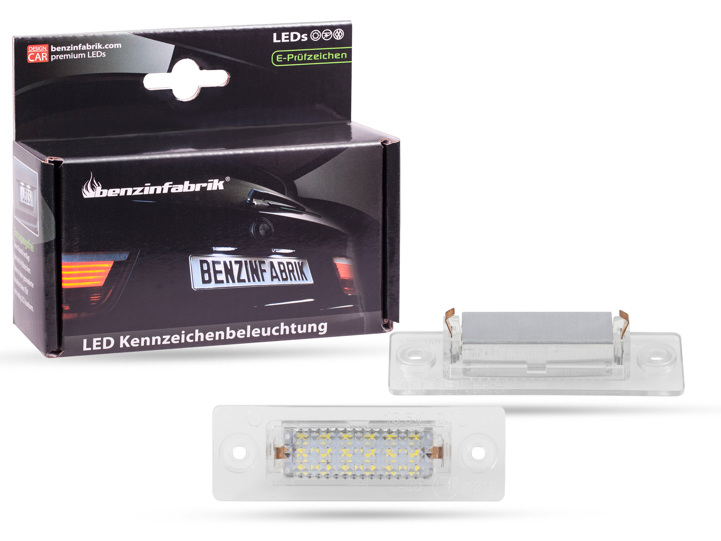 LED Kennzeichenbeleuchtung Module VW T5, mit E-Prüfzeichen, LED  Kennzeichenbeleuchtung für VW, LED Kennzeichenbeleuchtung