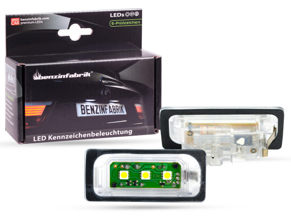 Premium LED Kennzeichenbeleuchtung für Audi A4 B6 Limousine und